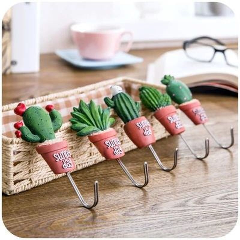 Self Adhesive Cactus Wall Hook