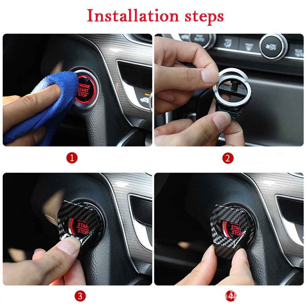 Self Adhesive Car Start Button Cover Self Adhesive Car Start Button Cover