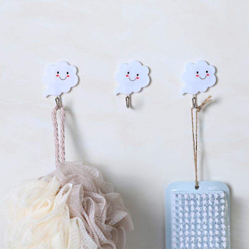 Self Adhesive Cloud Wall Hooks (3pcs) Self Adhesive Cloud Wall Hooks (3pcs)