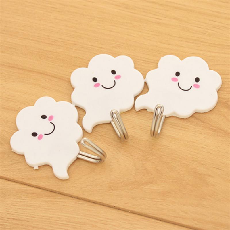 Self Adhesive Cloud Wall Hooks (3pcs) Self Adhesive Cloud Wall Hooks (3pcs)