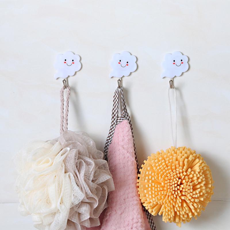 Self Adhesive Cloud Wall Hooks (3pcs) Self Adhesive Cloud Wall Hooks (3pcs)