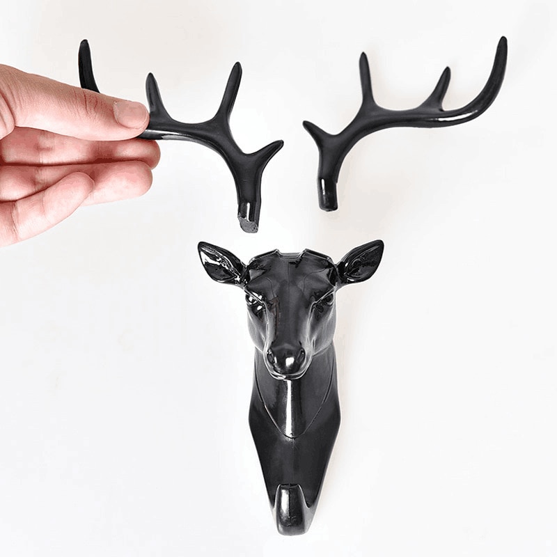 Self Adhesive Deer Coat Hooks (3 pcs) Self Adhesive Deer Coat Hooks (3 pcs)