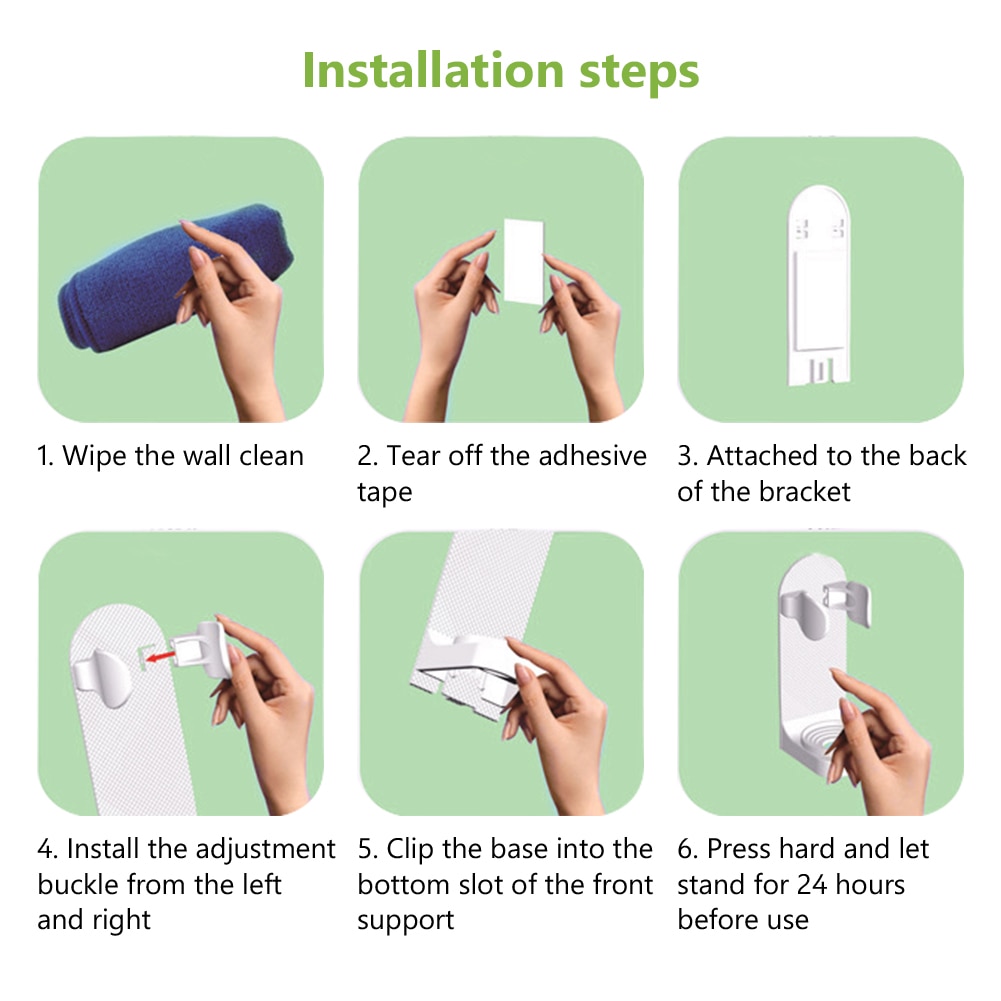 Self Adhesive Electric Toothbrush Wall Holder Self Adhesive Electric Toothbrush Wall Holder