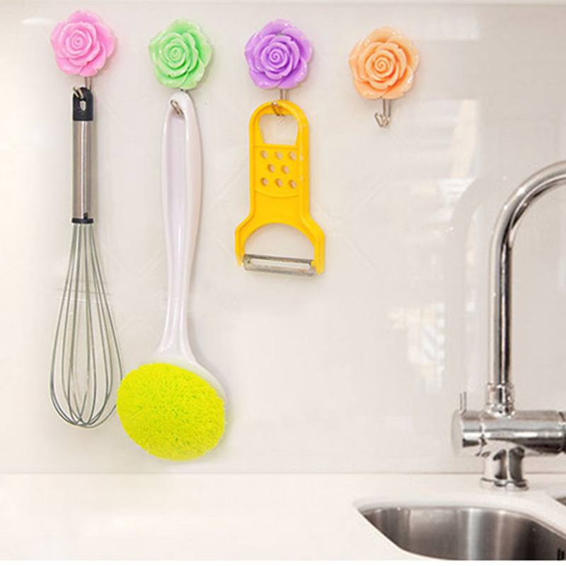 Self Adhesive Flower Wall Hooks (2pcs) Self Adhesive Flower Wall Hooks (2pcs)