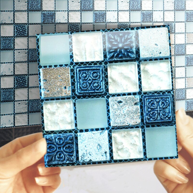 Self Adhesive Mosaic Tile Stickers (20Pcs) Self Adhesive Mosaic Tile Stickers (20Pcs)