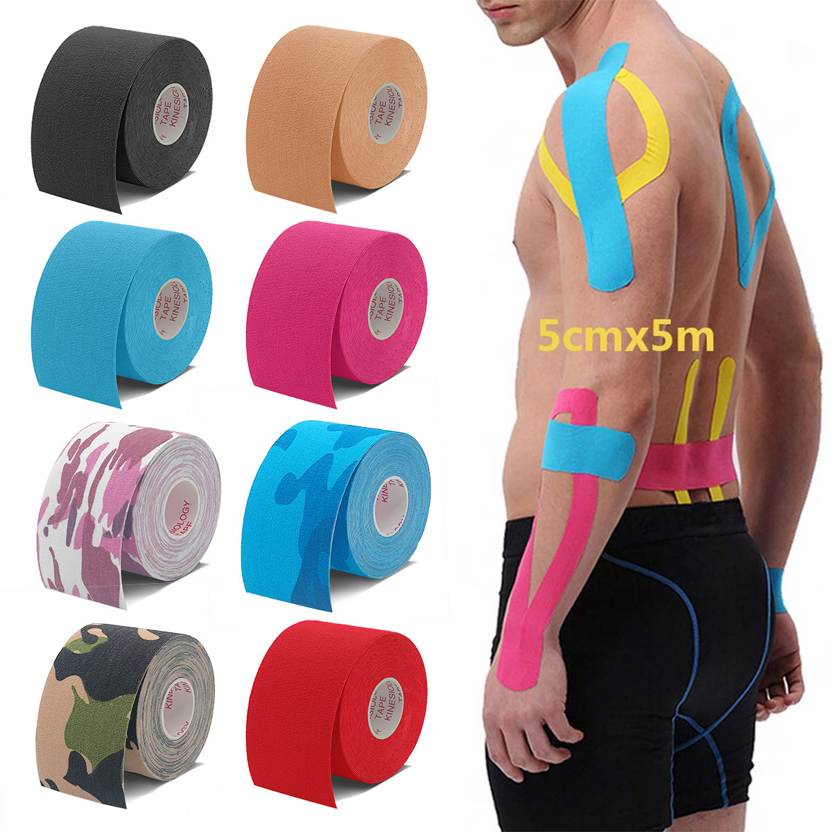 Self Adhesive Muscle Strain Tape Self Adhesive Muscle Strain Tape