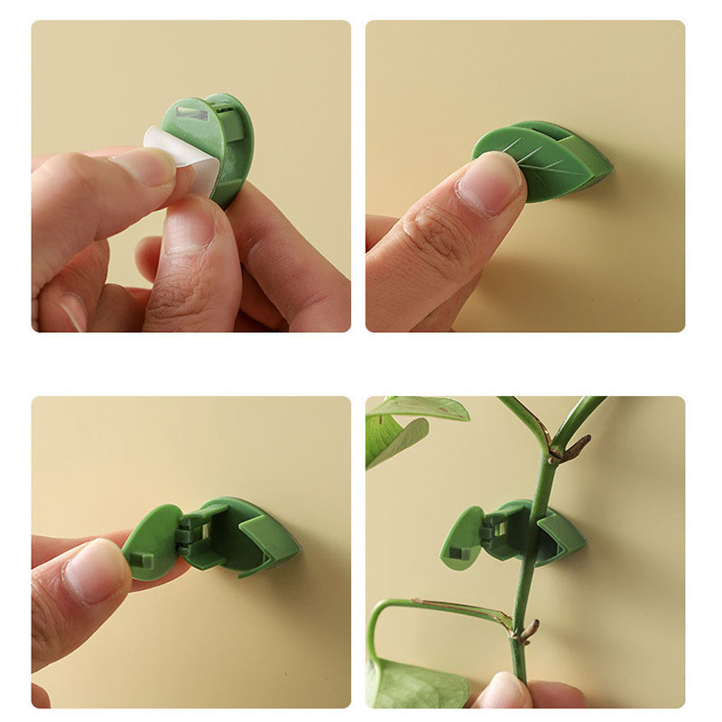 Self Adhesive Plant Clips for Climbing Plants (50 pcs) Self Adhesive Plant Clips for Climbing Plants (50 pcs)