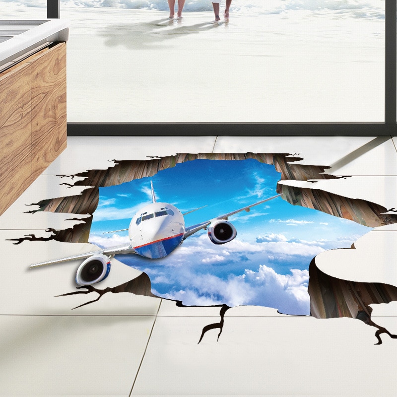 Self Adhesive PVC 3D Floor Decal Self Adhesive PVC 3D Floor Decal