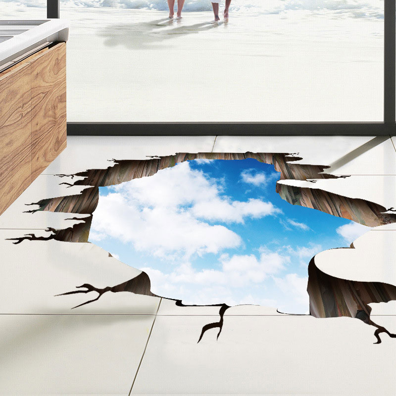 Self Adhesive PVC 3D Floor Decal Self Adhesive PVC 3D Floor Decal