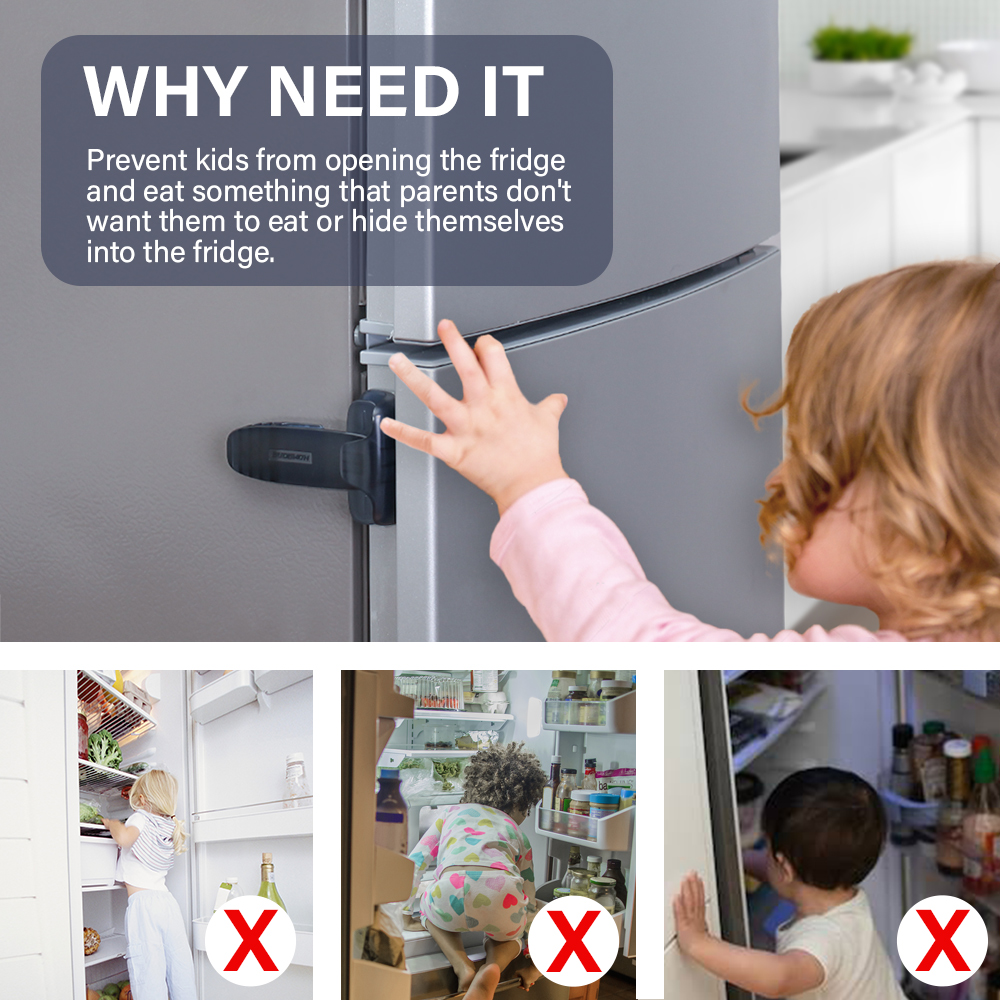 Self Adhesive Refrigerator Door Lock Self Adhesive Refrigerator Door Lock