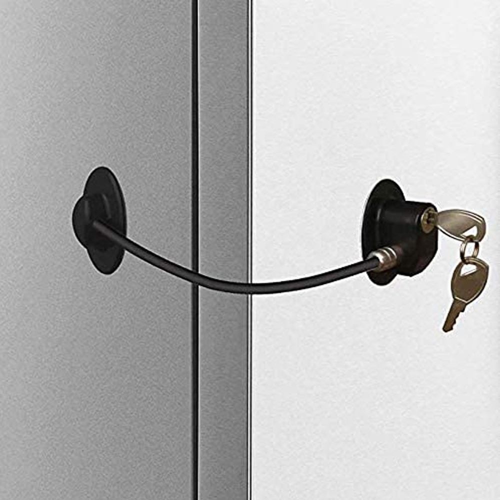 Self-Adhesive Refrigerator Safety Lock