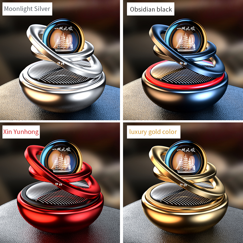 Self Adhesive Rotating Solar Car Freshener Self Adhesive Rotating Solar Car Freshener