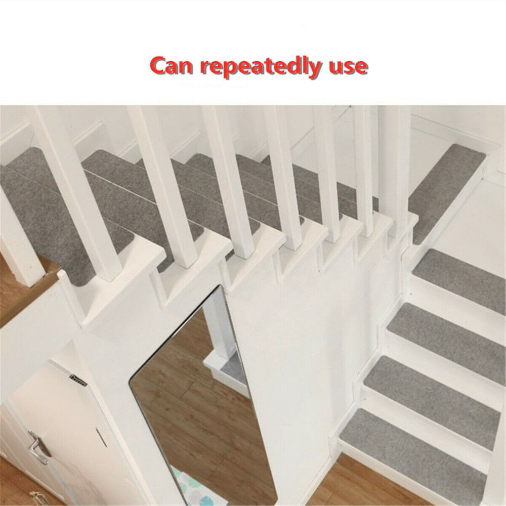 Self Adhesive Stair Tread Mats (14pcs) Self Adhesive Stair Tread Mats (14pcs)