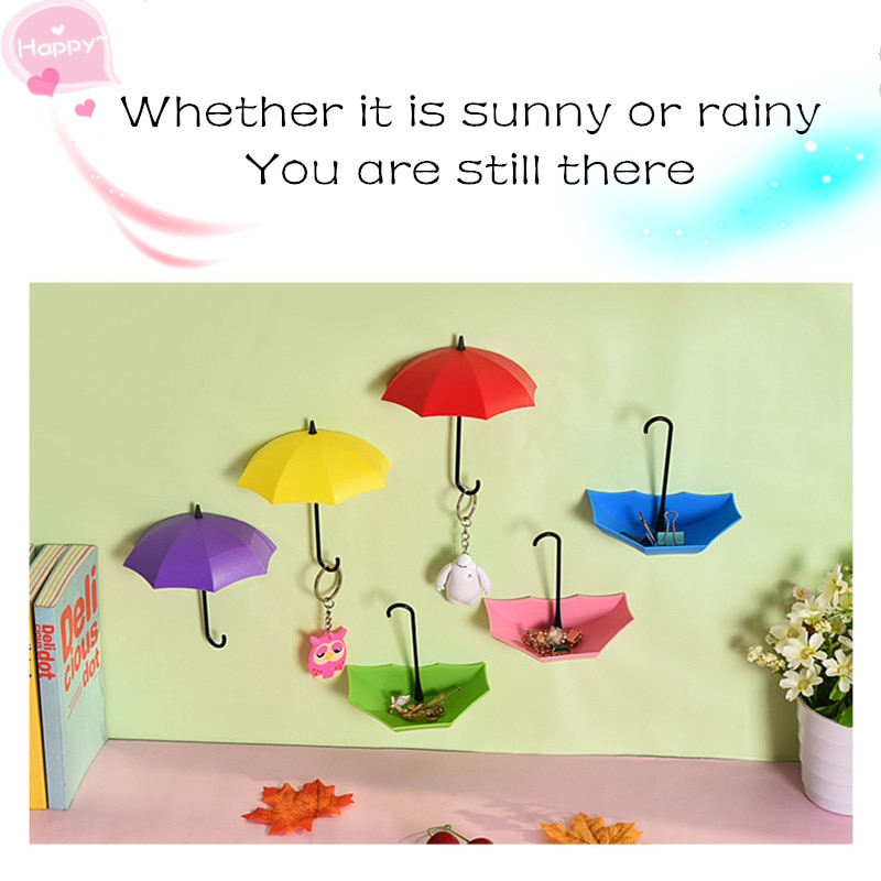 Self Adhesive Umbrella Key Holder Hook (3 pcs) Self Adhesive Umbrella Key Holder Hook (3 pcs)