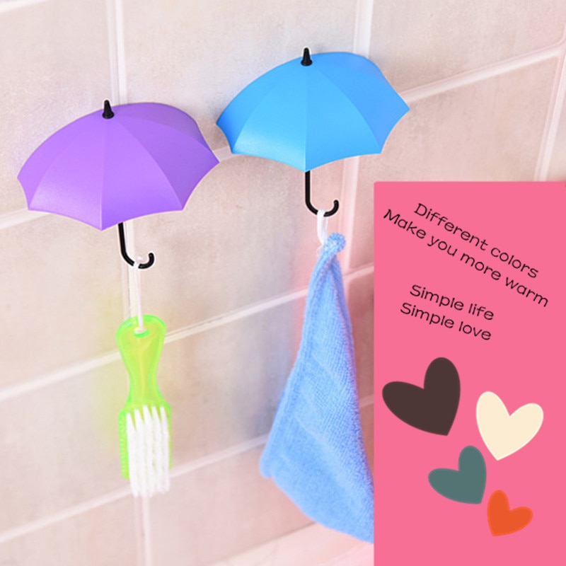 Self Adhesive Umbrella Key Holder Hook (3 pcs) Self Adhesive Umbrella Key Holder Hook (3 pcs)