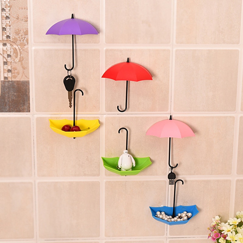 Self Adhesive Umbrella Key Holder Hook (3 pcs) Self Adhesive Umbrella Key Holder Hook (3 pcs)