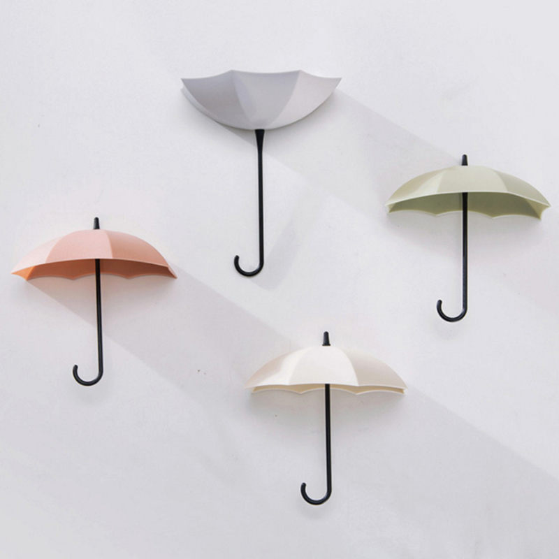 Self Adhesive Umbrella Wall Hook Hanger (3 pcs)