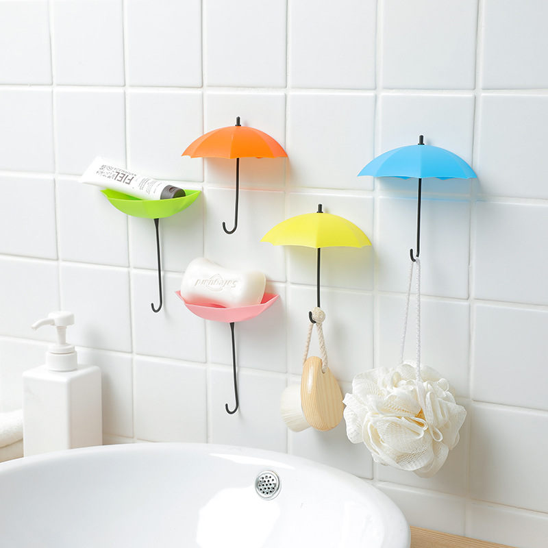 Self Adhesive Umbrella Wall Hook Hanger (3 pcs) Self Adhesive Umbrella Wall Hook Hanger (3 pcs)