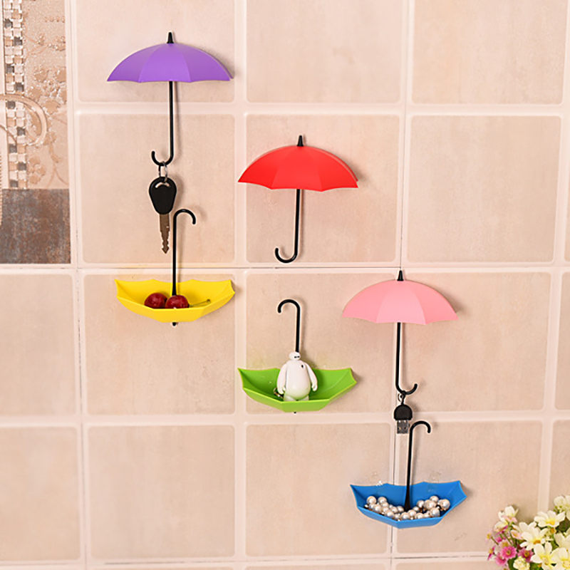 Self Adhesive Umbrella Wall Hook Hanger (3 pcs) Self Adhesive Umbrella Wall Hook Hanger (3 pcs)