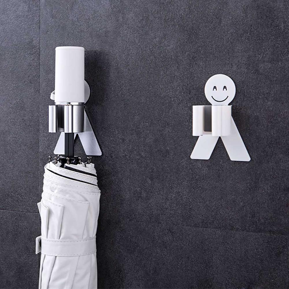 Self Adhesive Wall Mount Mop Holder Self Adhesive Wall Mount Mop Holder