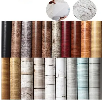 Self Adhesive Wallpaper Wood Designs