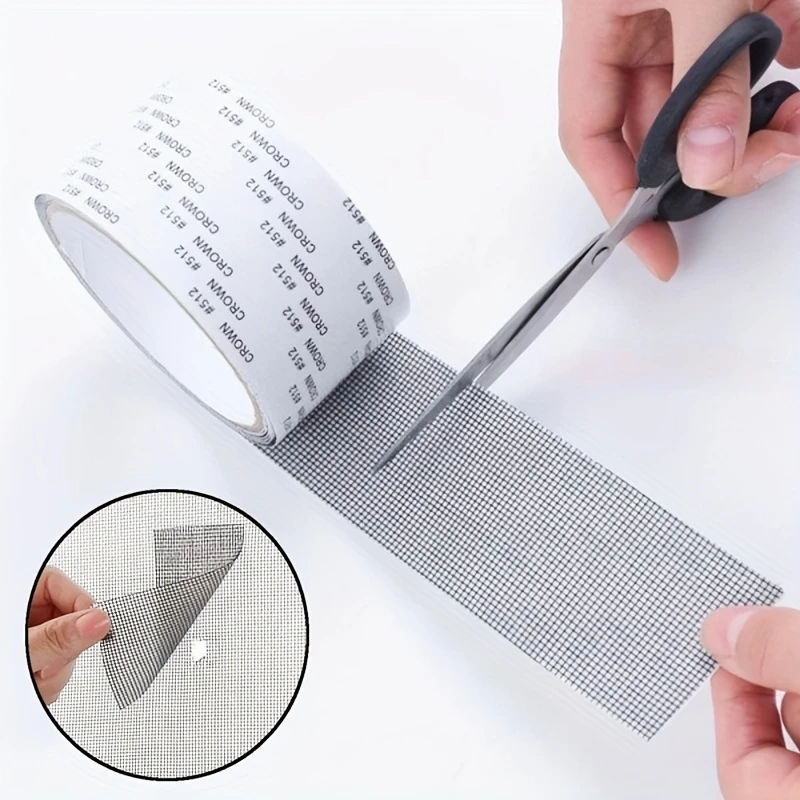 Self-adhesive Window Screen Mosquito Net Repair Tape Window Screen Mesh Sticker Anti-mosquito Window Door Repair