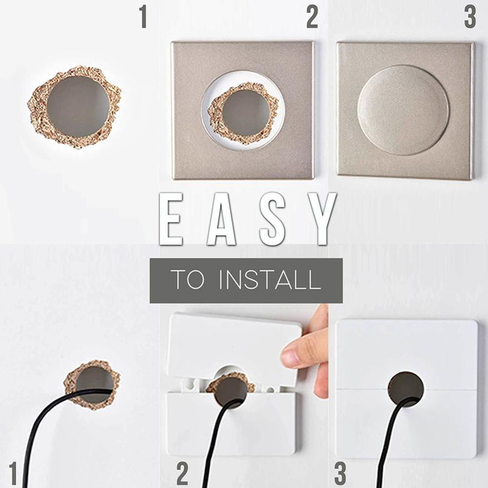 Self Adhesive Wire Hole Cover Self Adhesive Wire Hole Cover