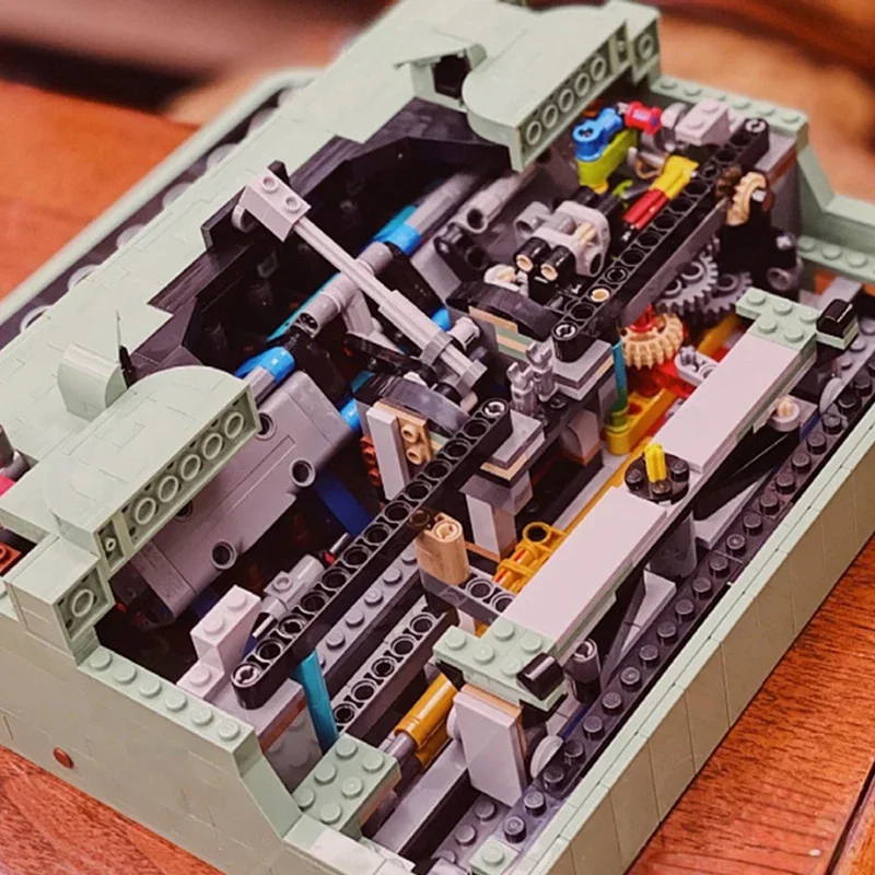 Self-Assembly Typewriter Model with 2179Pieces: A Unique Collectible for Adults, Perfect for Display and Play Self-Assembly Typewriter Model with 2179Pieces: A Unique Collectible for Adults, Perfect for Display and Play