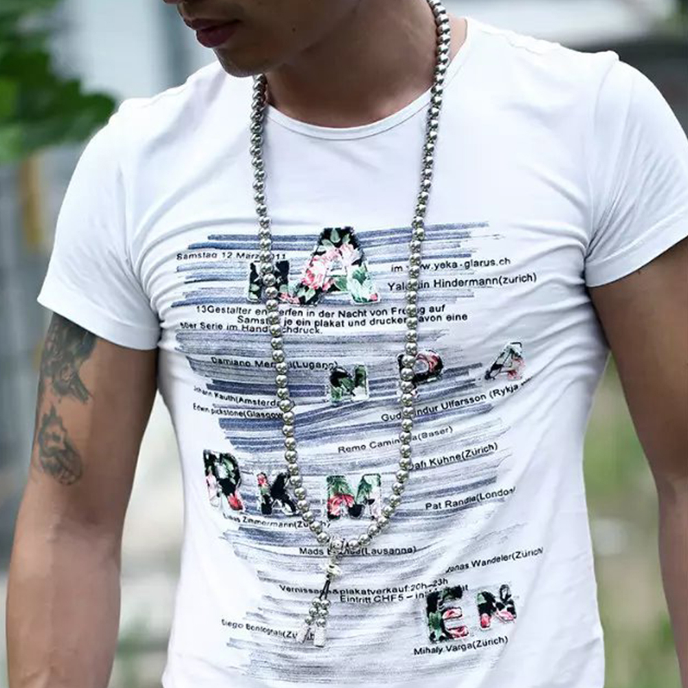 Self Defense Metal Buddha Bead Necklace Whip