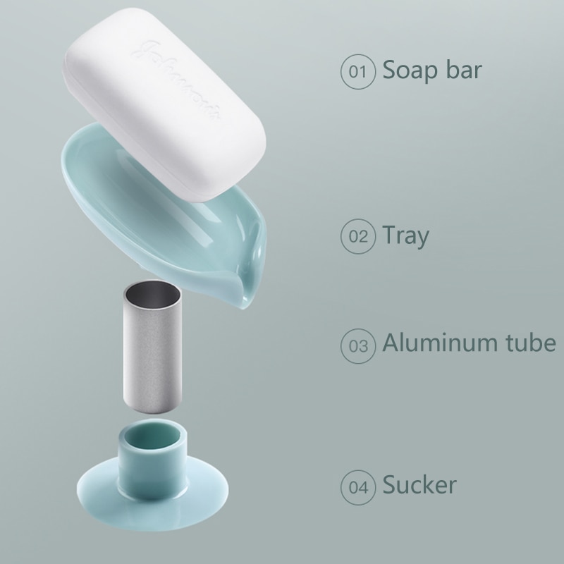 Self Draining Leaf Soap Box Holder