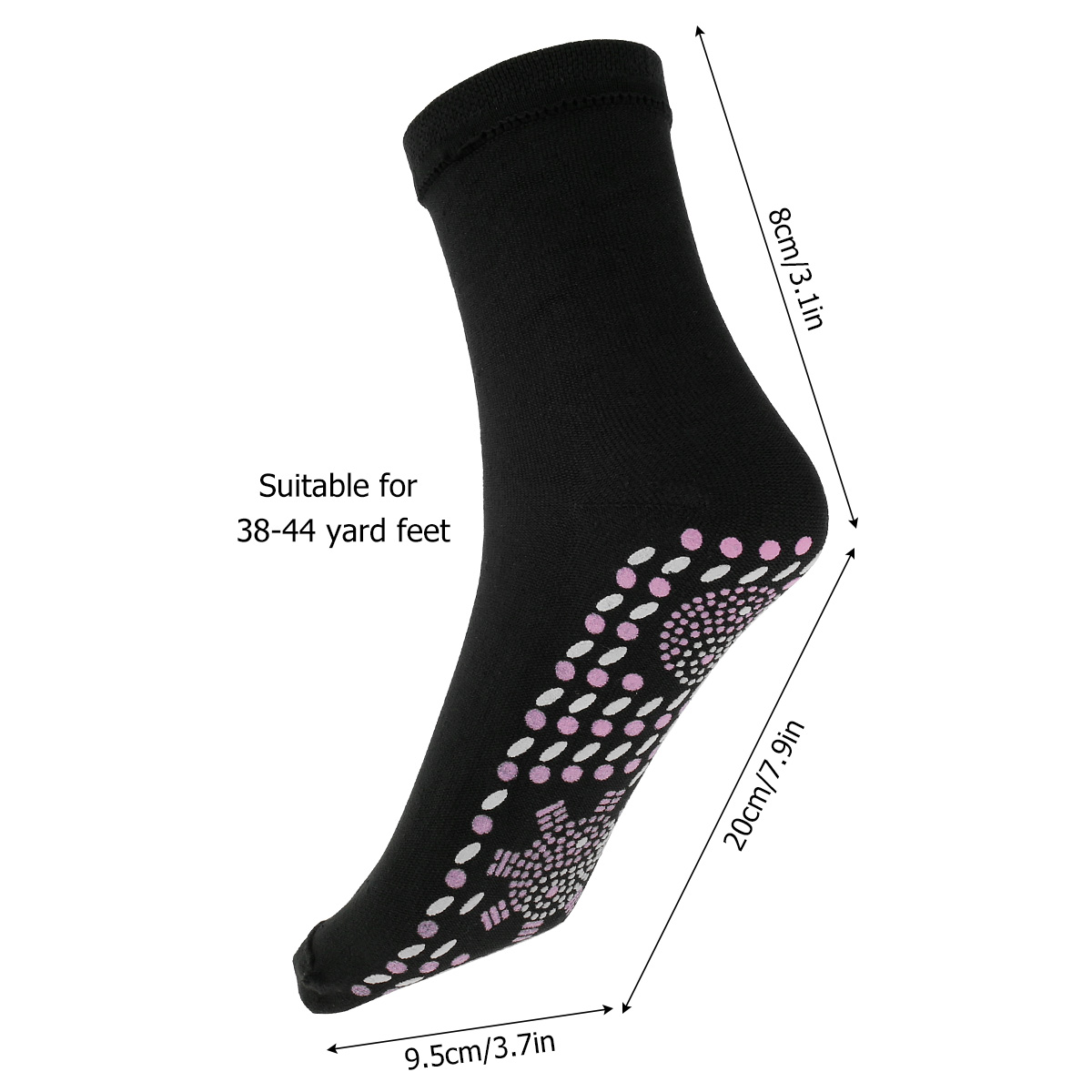 Self Heating Socks Anti Fatigue Winter Outdoor Warm Heat Insulated Socks Thermal Socks for Hiking Camping Cycling Skiing