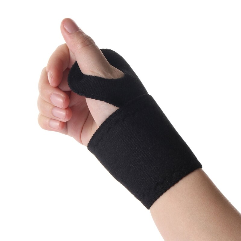 Self Heating Wrist Band Magnetic Therapy Support Brace Wrap Heated Hand Warmer Compression Pain Relief Wristband