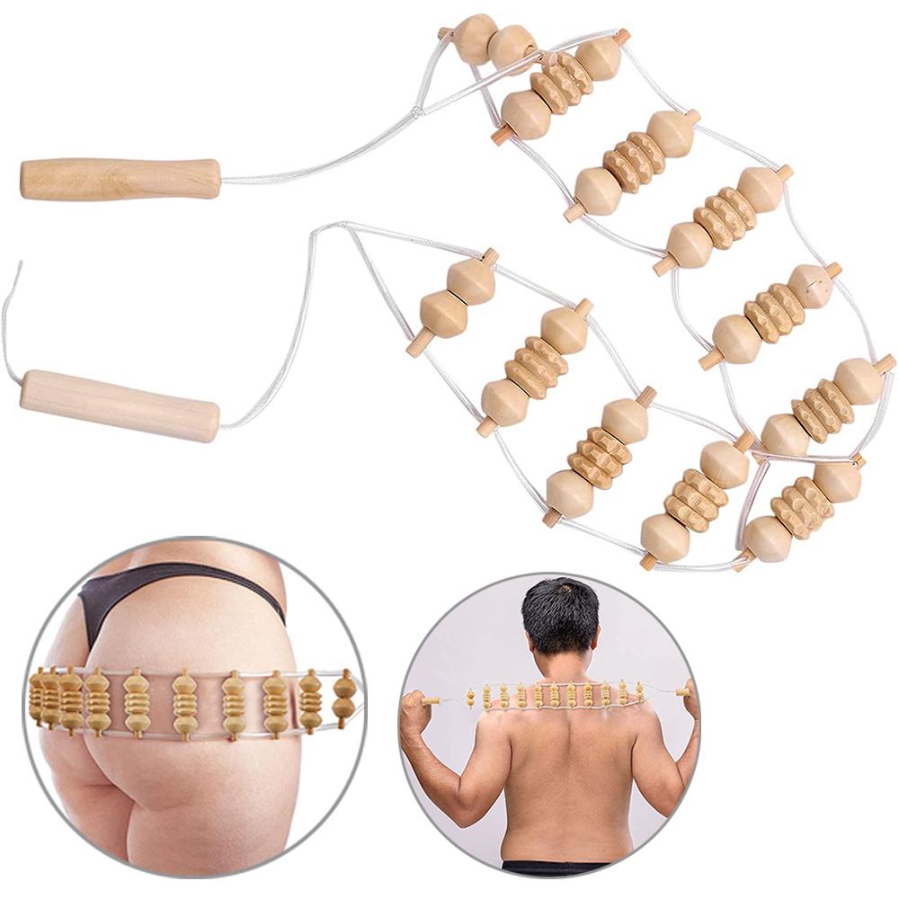 Self Massage Wooden Massager Roller Self Massage Wooden Massager Roller