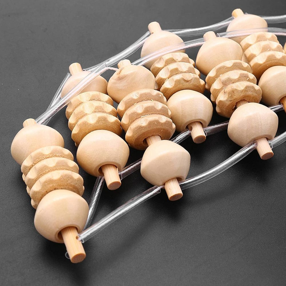 Self Massage Wooden Massager Roller Self Massage Wooden Massager Roller