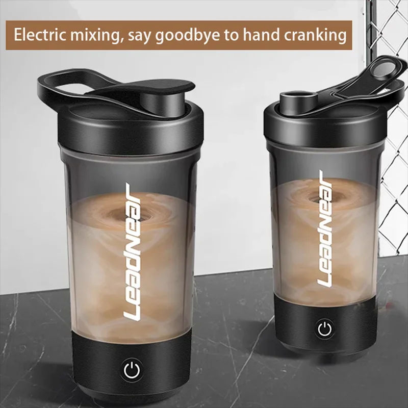 Self-Stirring Shaker Cup Usb Rechargeable Shaker for Protein Shakes Meal Replacement Shakes Portable Sport Mixing Cups