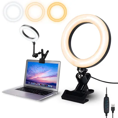 Selfie LED Clip On Ring Light