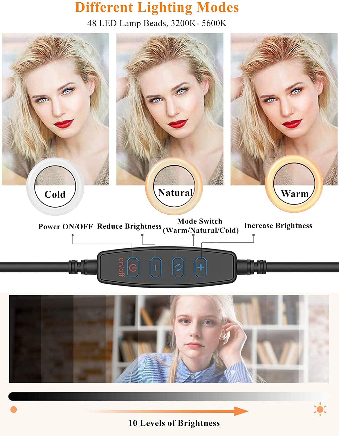 Selfie LED Clip On Ring Light