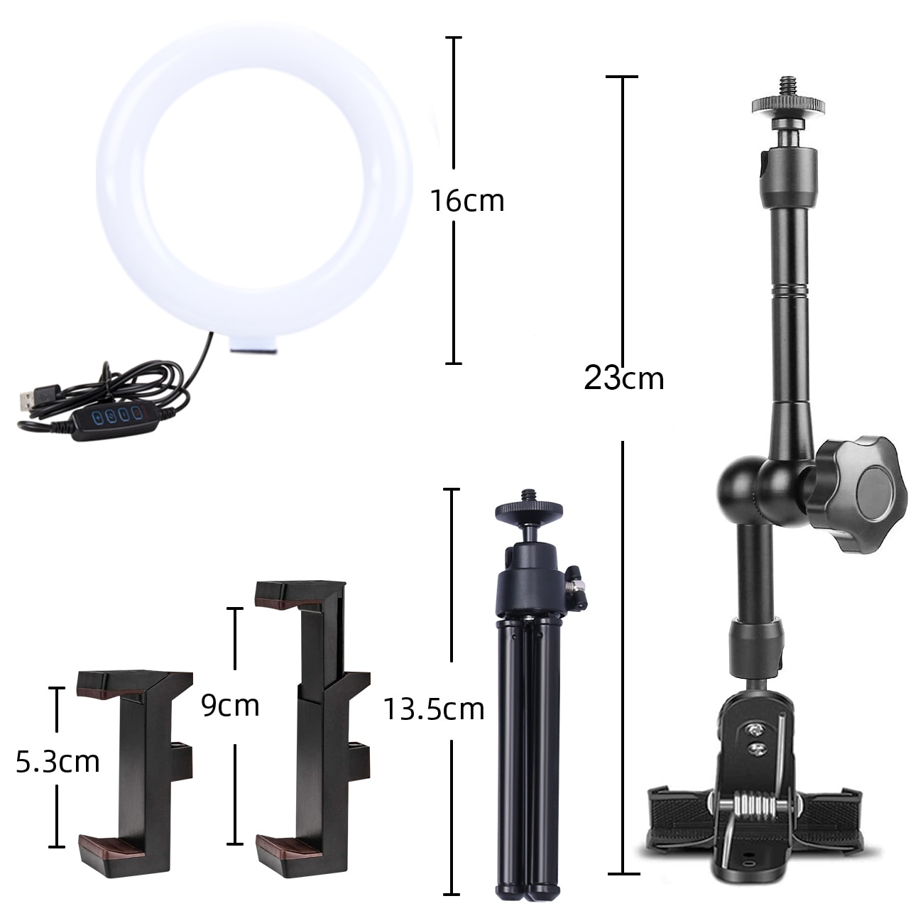 Selfie LED Clip On Ring Light
