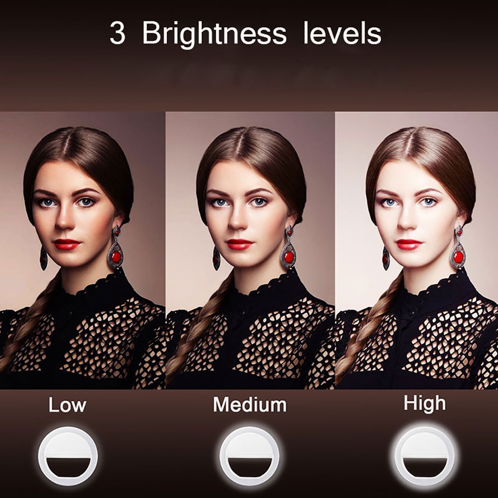 Selfie LED Phone Mini Ring Light Selfie LED Phone Mini Ring Light