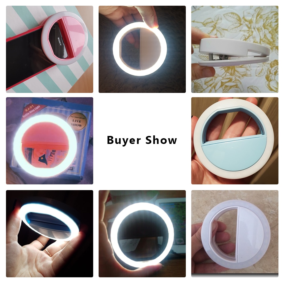 Selfie Ring Portable Mobile Lamp Selfie Ring Portable Mobile Lamp