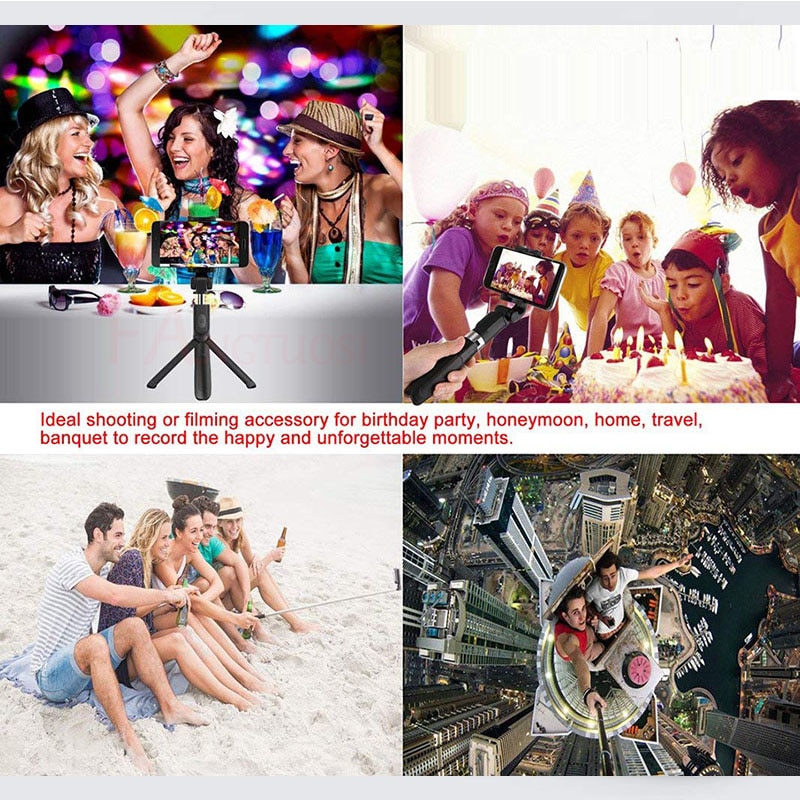 Selfie Stick Camera with 3-in-1 Function Selfie Stick Camera with 3-in-1 Function