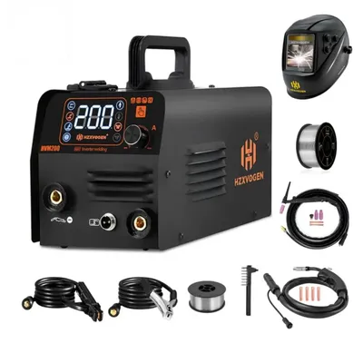 Semi-Automatic Welding Machine 200A 3 in 1 Welding Machine MIG/MMA/LIFT TIG No Gas Welding Equipment IGBT Inverter