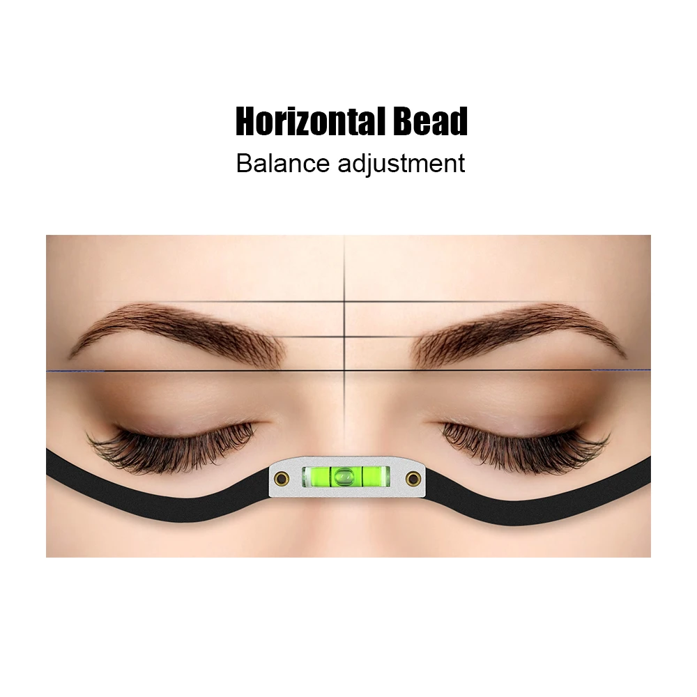 Semi-Permanent Eyebrow Positioning Metal String Mark Ruler Microblading Horizontal Tattoo Bead Mapping Ruler Measuring Semi-Permanent Eyebrow Positioning Metal String Mark Ruler Microblading Horizontal Tattoo Bead Mapping Ruler Measuring