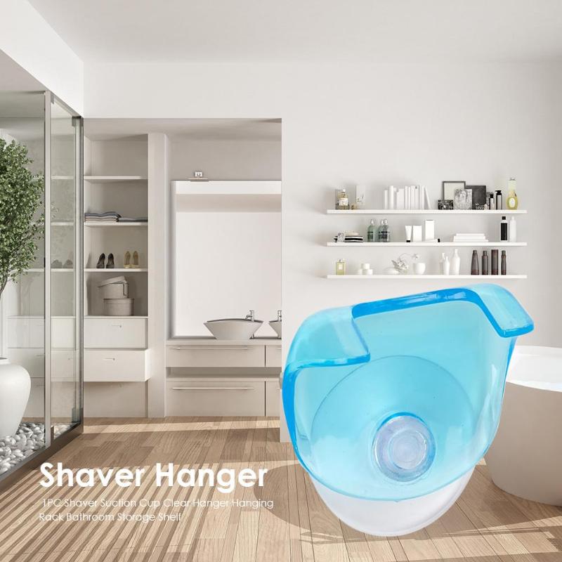 Semi Transparent Suction Razor Holder (2 pcs)