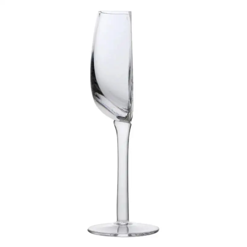 Semicircular Red Wine Cups 140ml Creative Crystal Glass Portable Clear Half Wine Glass fun European Creative Crystal