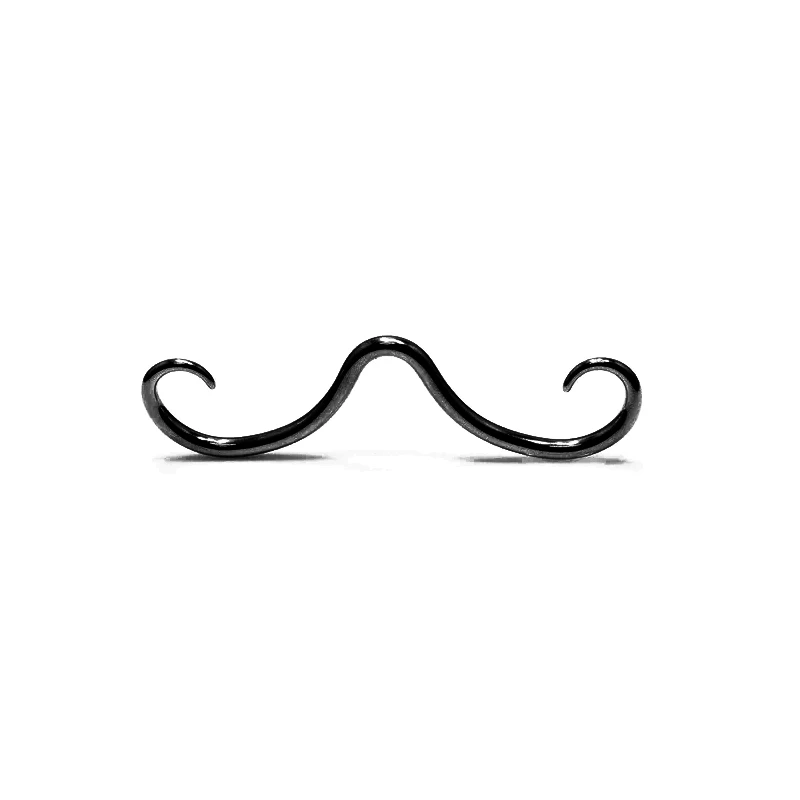 Septum Mustache Ring Body Piercing Jewelry for Women Men 16L Surgical Steel Nose Stud Septum Mustache Ring Body Piercing Jewelry for Women Men 16L Surgical Steel Nose Stud