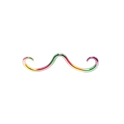 Septum Mustache Ring Body Piercing Jewelry for Women Men 16L Surgical Steel Nose Stud Septum Mustache Ring Body Piercing Jewelry for Women Men 16L Surgical Steel Nose Stud