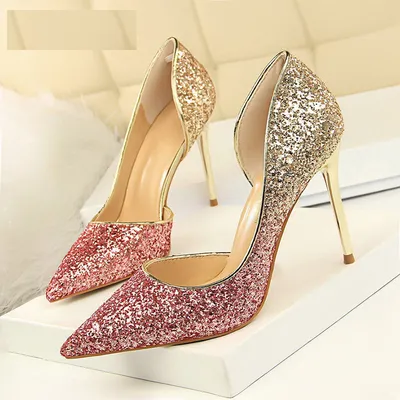 Sequin Heels Ladies Glitter Pumps Sequin Heels Ladies Glitter Pumps