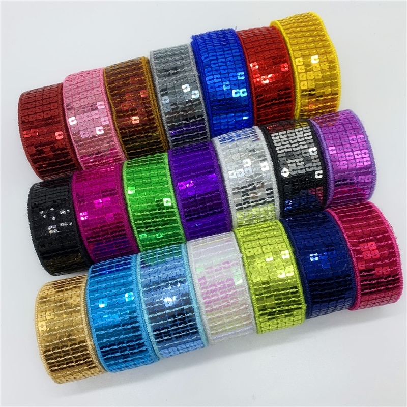 Sequin Ribbon DIY Sewing Fabric Sequin Ribbon DIY Sewing Fabric