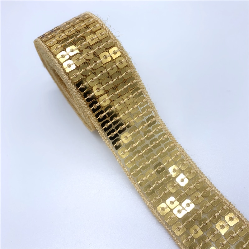 Sequin Ribbon DIY Sewing Fabric Sequin Ribbon DIY Sewing Fabric